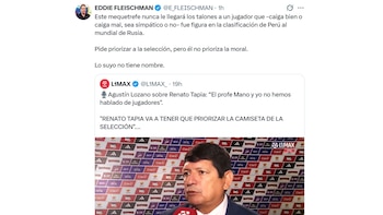 Eddie Fleischman salió en defensa