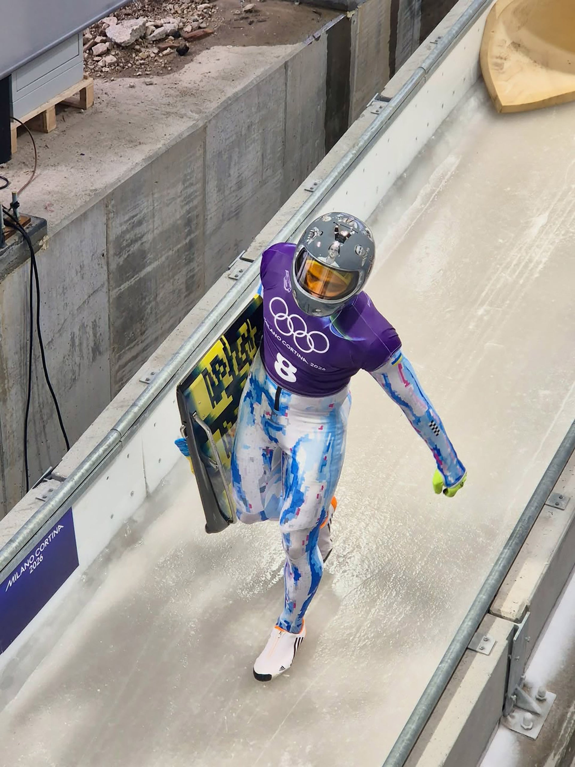 El COI no le permitió competir con el casco (AFP)