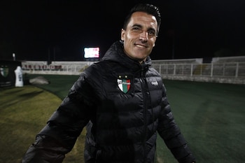 Guillermo Farré dirige hoy a Palestino de Chile. Crédito: Palestino