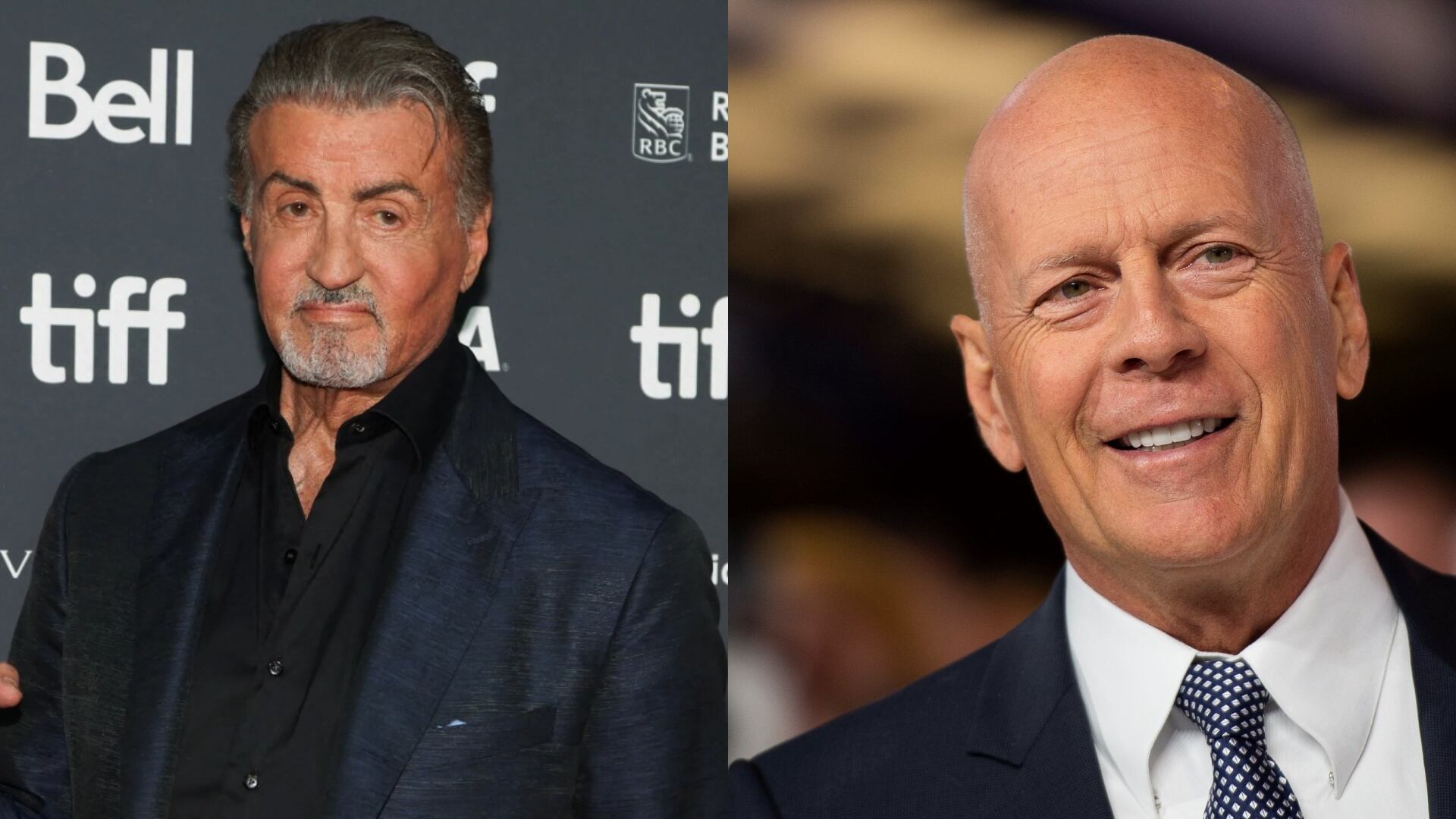 Sylvester Stallone insultó a Bruce Willis públicamente. ( REUTERS/Carlos Osorio. EFE/ Will Oliver)