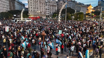Festejos Argentina Inglaterra en el Mundial 2026 - Drone