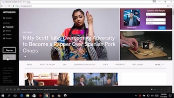 Red social MySpace. (foto: MuyComputer)