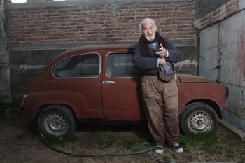 Puccio con su "Fitito" en La Pampa