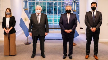 Alberto Fernández y Ginés González