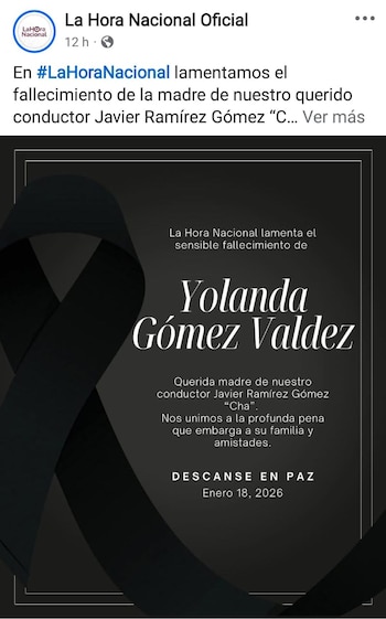 La Hora Nacional confirmó el