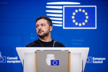 El presidente de Ucrania, Volodymyr Zelenskiy. REUTERS/Johanna Gerón