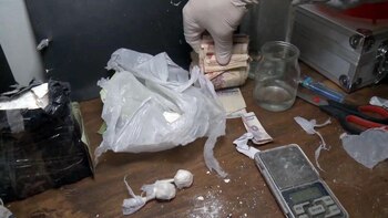 Tenía cocaína y marihuana en