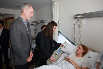 Los reyes Felipe y Letizia