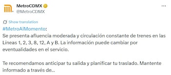 Avance en tiempo real de