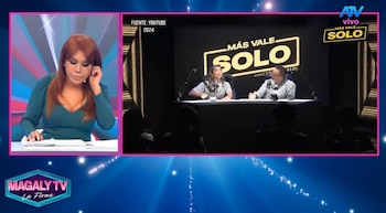 Magaly Medina arremete contra Mario Hart por culparla de la polémica con Korina Rivadeneira. Captura: Magaly TV La Firme.