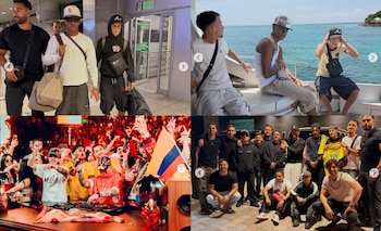 Recap de momentos de Lamine Yamal en Colombia durante sus vacaciones tras la Copa Mundial de la FIFA 2026 - crédito Instagram