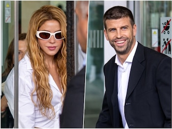 17/09/2026 Shakira y Piqué a la salida de los juzgados de Barcelona.
Gerard Piqué y Shakira han abandonado este martes los juzgados de Barcelona tras su cita judicial para abordar cuestiones relacionadas con el régimen de visitas de sus hijos. Una salida en la que ambos han mostrado actitudes diferentes ante las cámaras.
EUROPA ESPAÑA SOCIEDAD