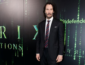 Keanu Reeves en la premiere