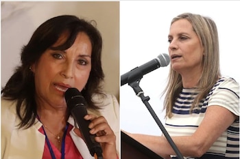 Dina Boluarte y María del