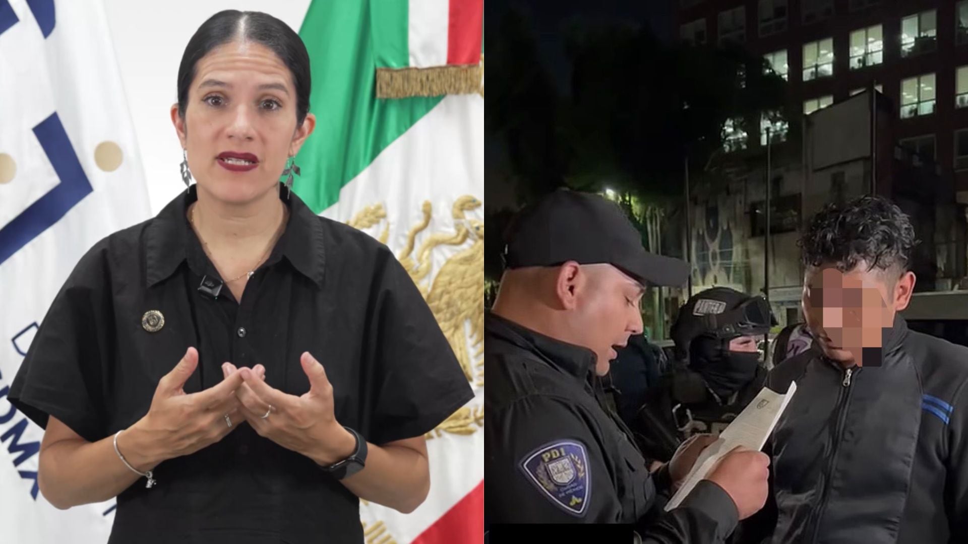 La Fiscalía de CDMX cumplimentó una orden de aprehensión contra un guardia de seguridad del edificio donde la joven fue vista por última vez. (Capturas de pantalla)