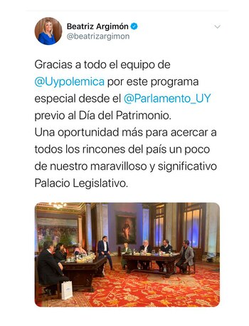 El mensaje de la vicepresidente