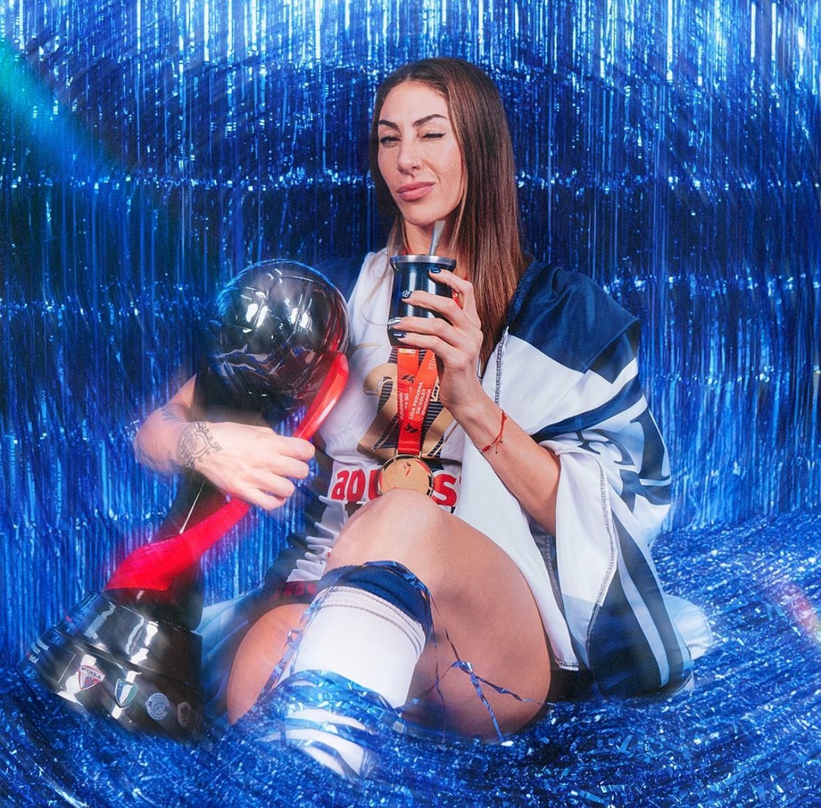 Julieta Lazcano fue campeona con Alianza Lima siendo figura. Crédito: Prensa AL