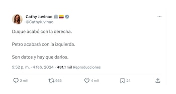 Con este mensaje en su