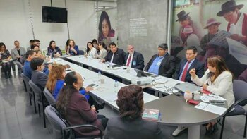 Reunión en el Minedu. (Minedu)
