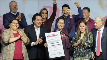 La precandidata a la presidencia