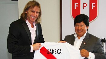 Ricardo Gareca, en su presentación
