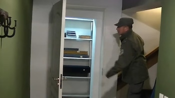 Juicio de los Cuadernos: las imágenes de la bóveda en la casa de CFK en Calafate y cajas fuertes en Rio Gallegos