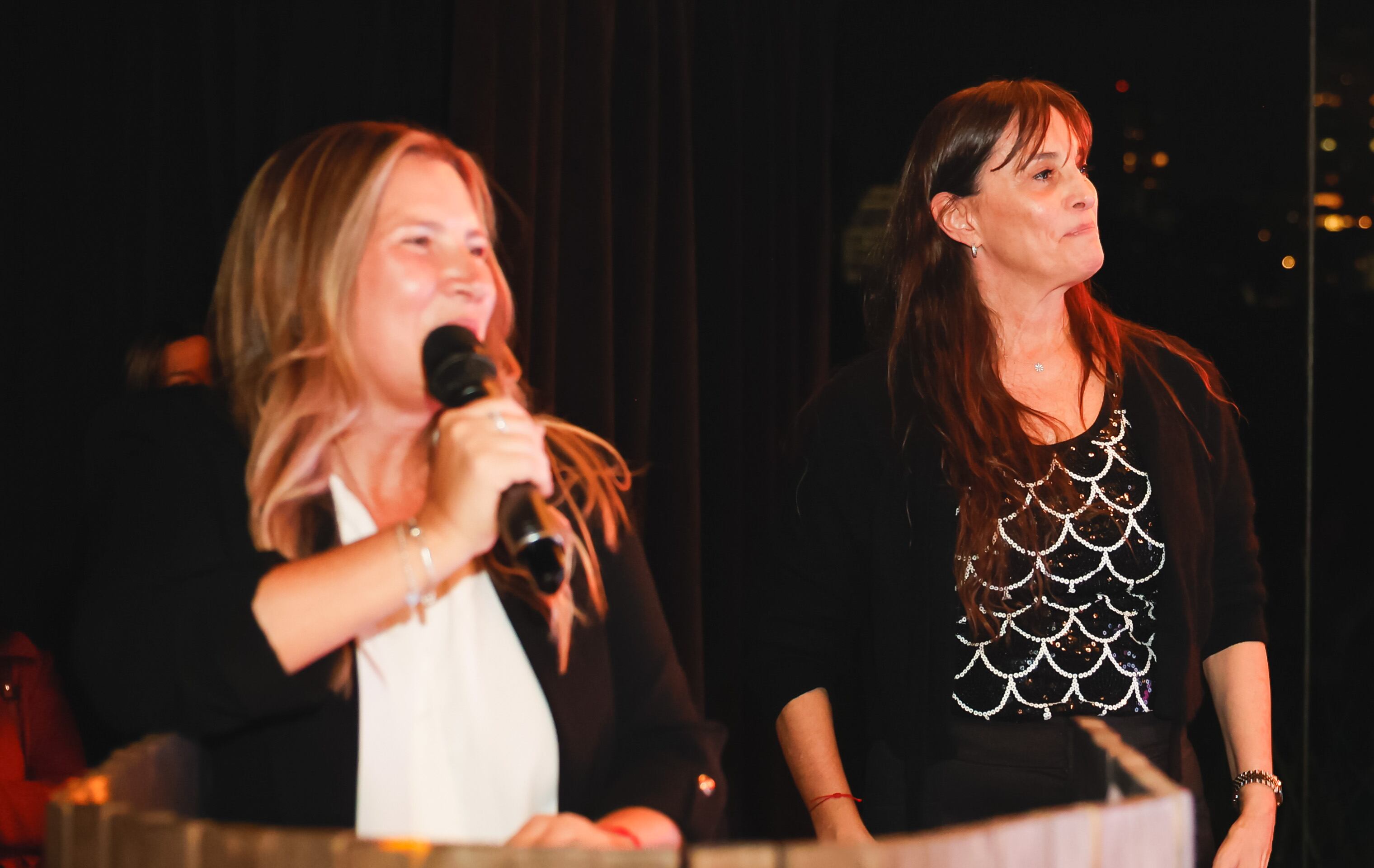 Yanina Kogan, directora de Fundación TAEDA, y Maricel Lungarzo, miembro del directorio de banco COMAFI, fueron las conductoras