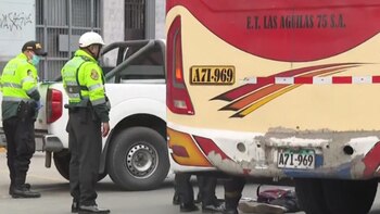 El cuerpo de la víctima