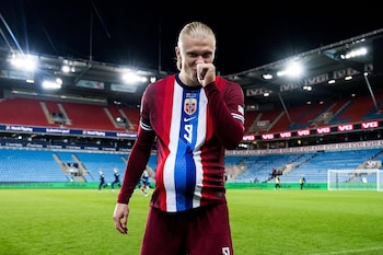 Erling Haaland anunció en octubre de 2024 que estaba esperando un hijo (Instagram)