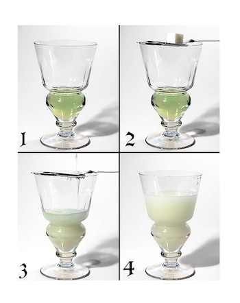 Preparación tradicional de la absenta