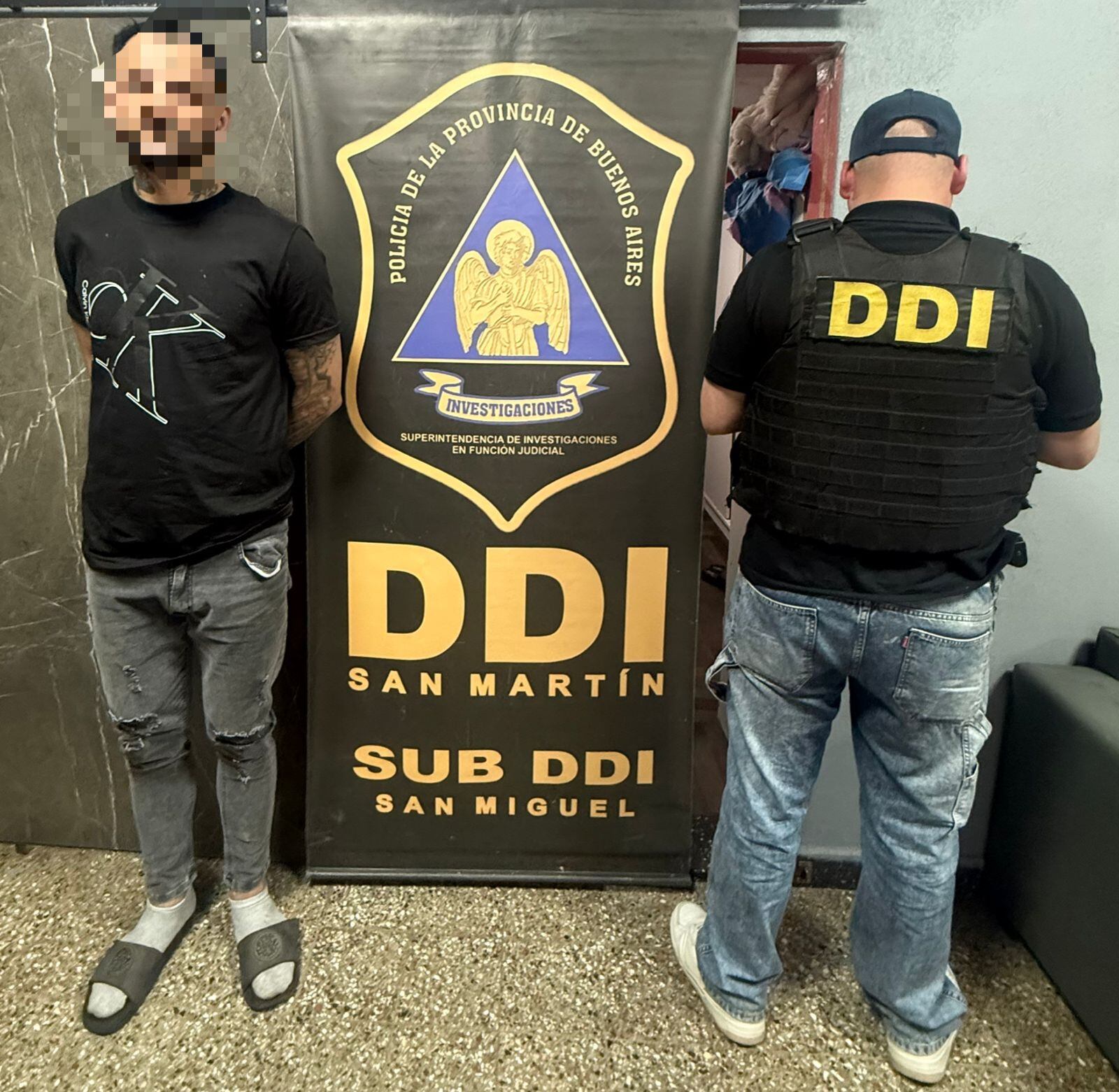 El detenido tiene 35 años (Foto: Policía bonaerense)