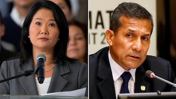 Keiko Fujimori y Ollanta Humala
