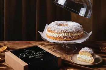 Roscón de tarta de queso