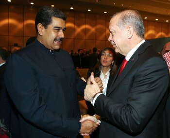 Maduro y Erdogan comenzaron a