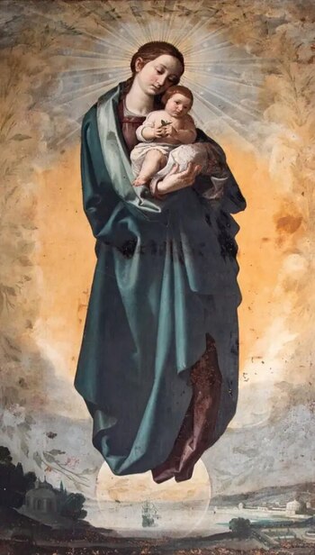 "Inmaculada con el Niño", de