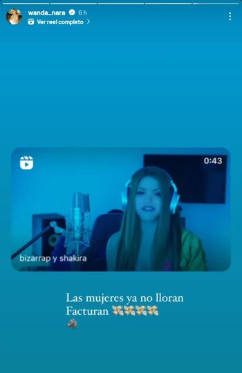La publicación de Wanda Nara