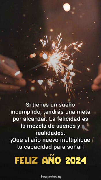 Postales e imágenes con frases motivadoras para compartir por Año Nuevo 2024