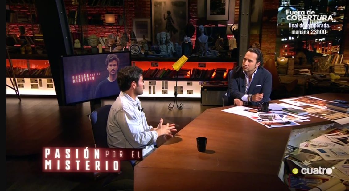 Willy Bárcenas en el programa 'Cuarto Milenio'. (Cuatro)