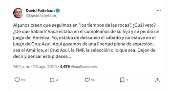 Faitelson desmiente veto de TUDN