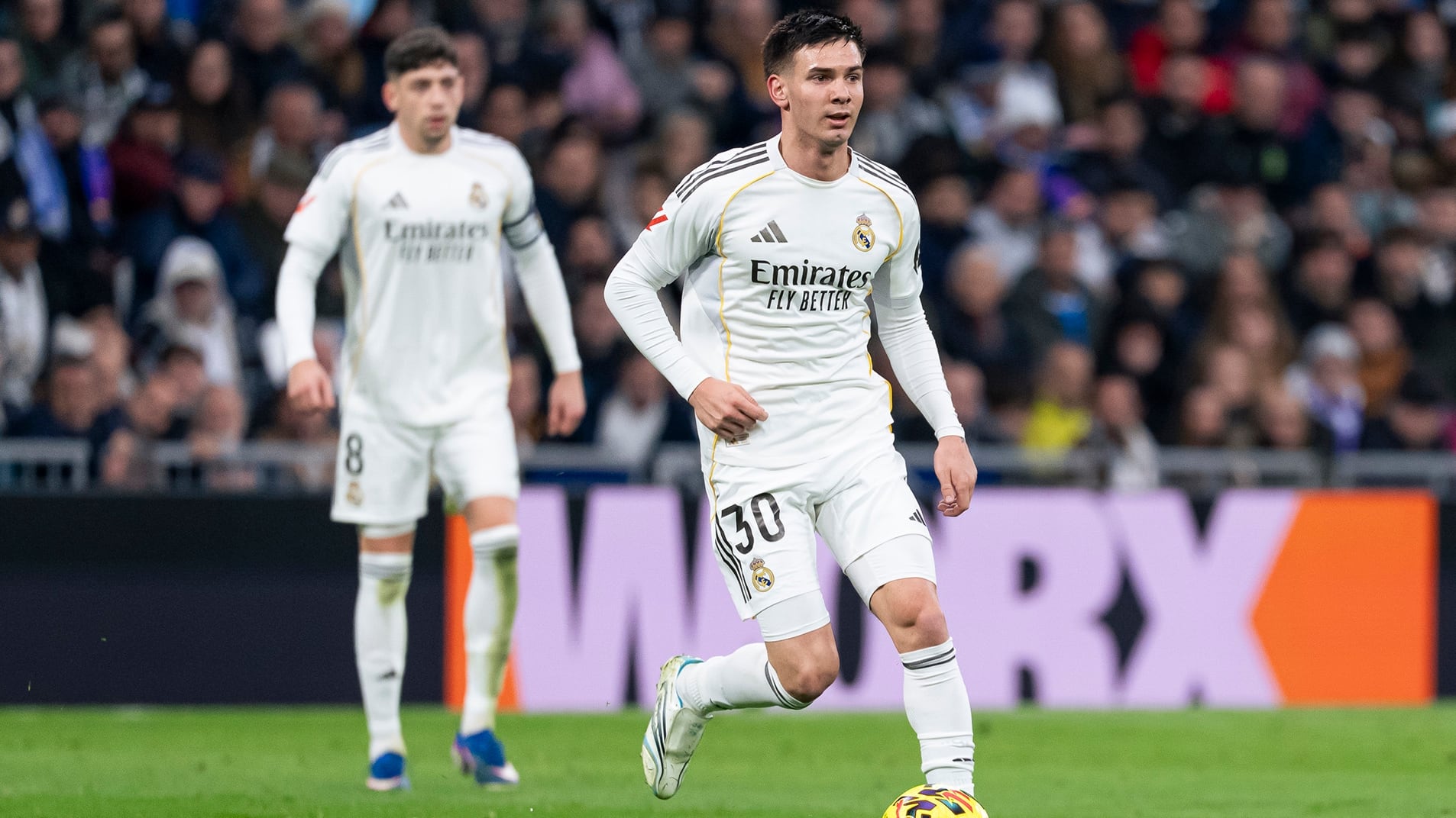 Mastantuono no tuvo grandes números en el Real Madrid