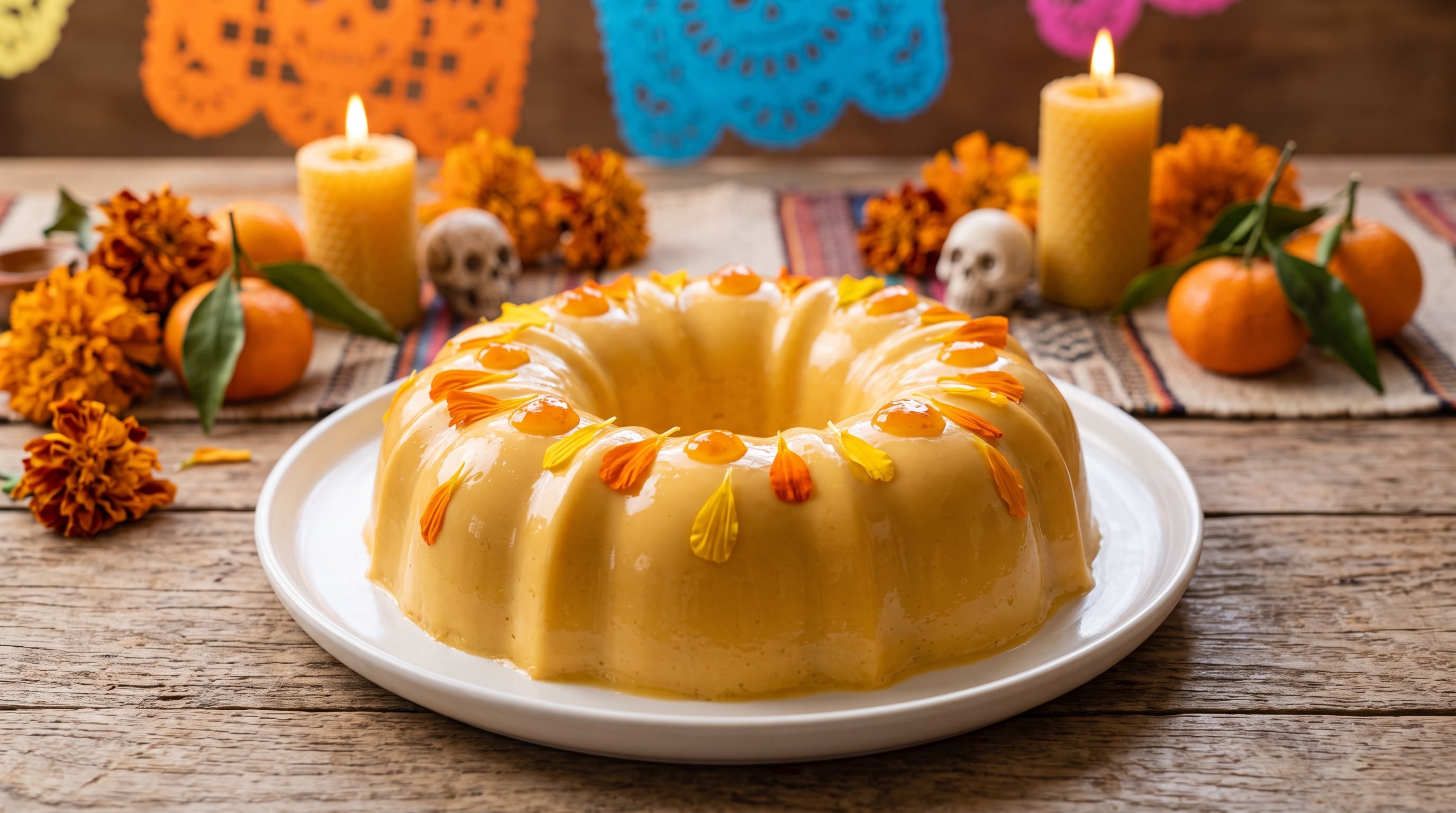 La preparación incorpora pétalos de cempasúchil, leche evaporada, leche condensada, media crema, mandarina y esencia de naranja. (Imagen Ilustrativa Infobae)