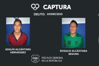 Adalín Alcántara y Rosalio Alcántara