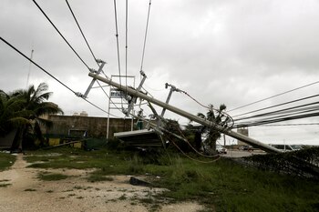 Daños en Quintana Roo tras el paso de Delta. (Foto: Reuters)