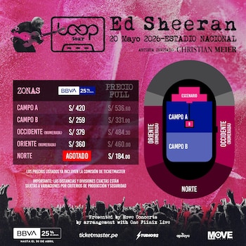 Entradas a la venta en Ticketmaster con descuento BBVA hasta el 30 de abril.