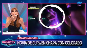 Magaly Medina no le cree a Curwen tras ampay de Carla Campos: “Negar lo evidente”. Captura: Magaly TV La Firme.