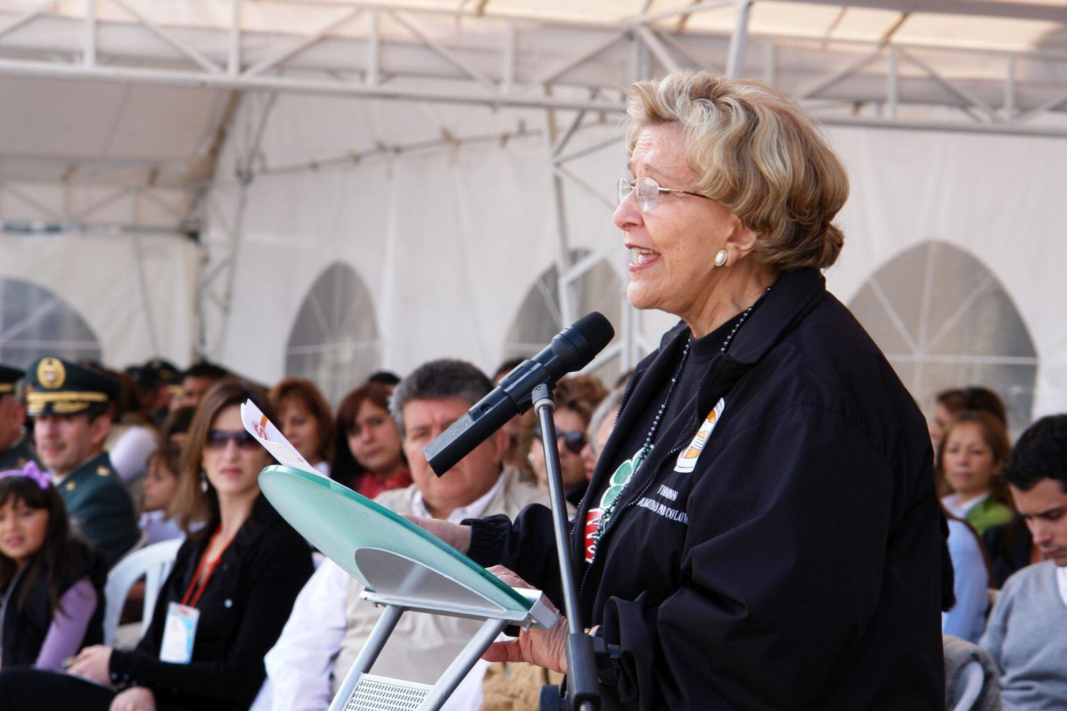 Nydia Quintero de Turbay murió a sus 93 años, en la misma clínica donde permanece internado su nieto - crédito Fundación Solidaridad por Colombia