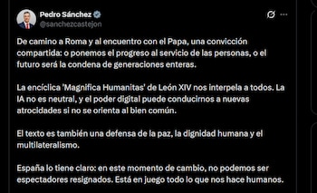Pedro Sánchez - crédito @sanchezcastejon/X
