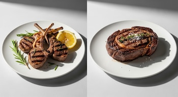 El cordero y la carne