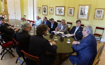 Los ruralistas con el presidente