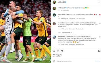 Andrew Redmayne conmemoró un año